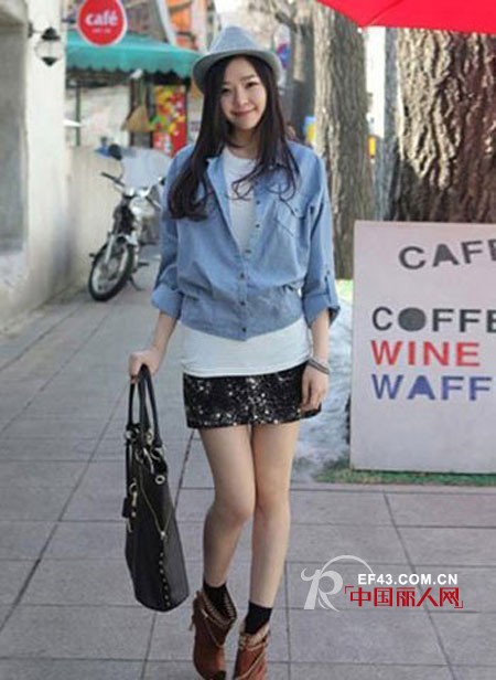 牛仔衬衫 这个夏季非你莫属