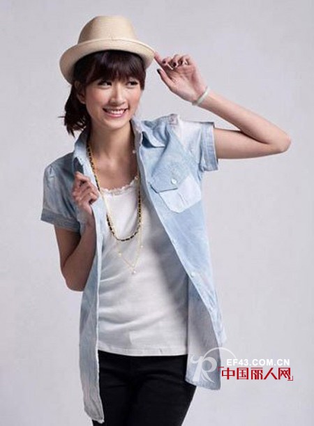 牛仔衬衫 这个夏季非你莫属