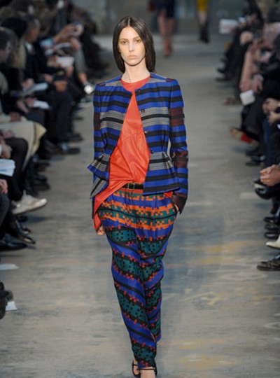 Sportmax秋冬秀场引爆《蓝精灵》靓丽穿搭