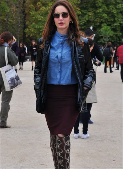 2013春夏巴黎时装周 巴黎潮人的至In搭配