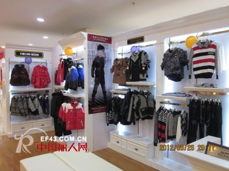 OK100童装成功进驻吉安乐宜百货商场