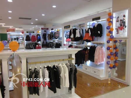 OK100童装成功进驻吉安乐宜百货商场