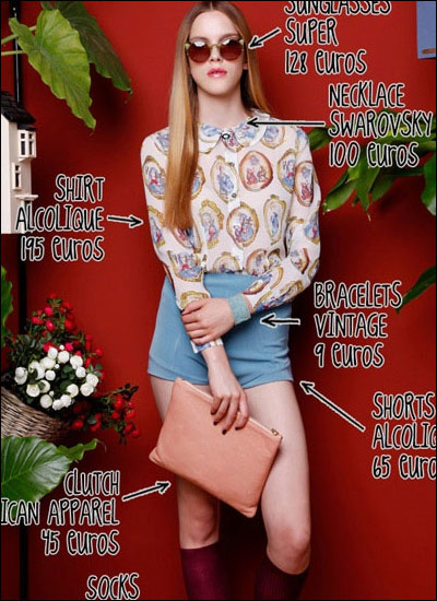 优雅而有复古风情的混搭风 闪耀街头