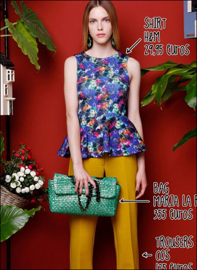 优雅而有复古风情的混搭风 闪耀街头