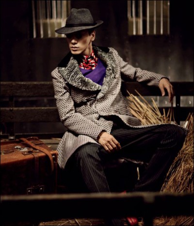 2012秋冬男装流行趋势 时尚指针调向40年代