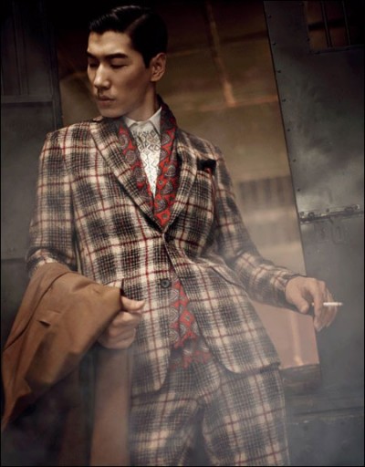 2012秋冬男装流行趋势 时尚指针调向40年代