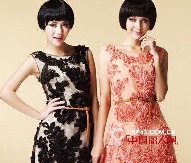 腰间风情一根腰带让连衣裙更优雅!