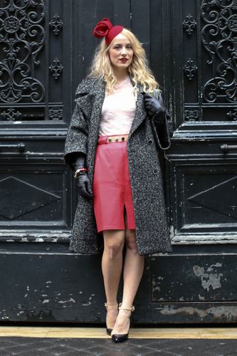 巴黎街头的时尚达人秀