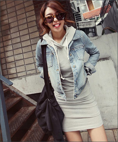 秋季经典单品 时尚牛仔衣让你美翻天