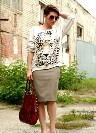 俄罗斯街头潮人装扮 每张都像大片