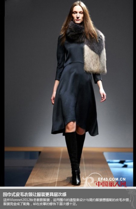 2012秋冬皮毛衣领潮流解析