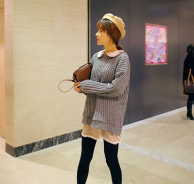 MM衣橱必备单品  套头毛衣成“新宠