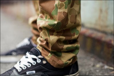 Naked & Famous打造最新的迷彩丹宁裤款