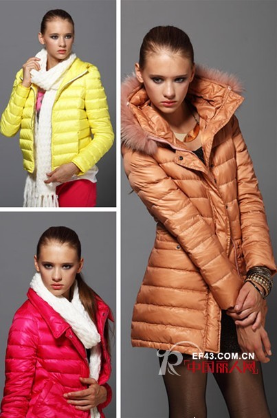 米巴纽羽绒服锁住你的温度,缔造冬季不臃肿神话