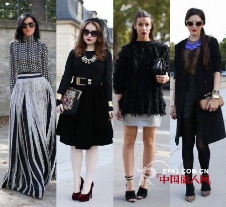 各地时尚潮人的帅气秋冬搭配 拒绝可爱风