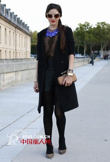 各地时尚潮人的帅气秋冬搭配 拒绝可爱风