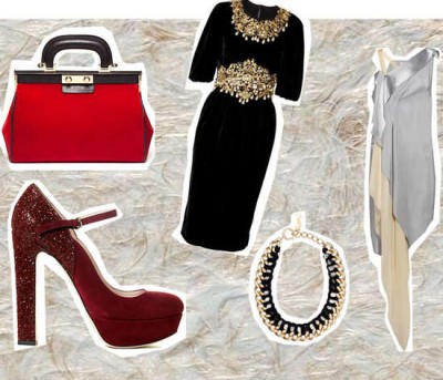 本季主打丝绒元素搭配 绽放低调奢华