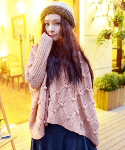 毛衣巧搭术  穿出新鲜时尚感