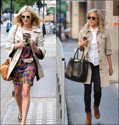 寒秋来临 经典风衣登场增添魅力