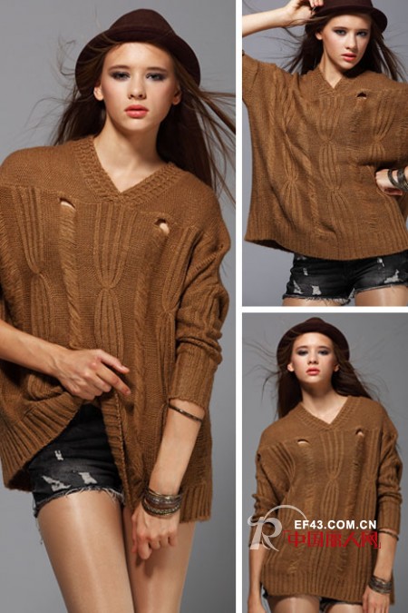 秋冬必不可缺单品之复古毛衣 尽显时尚休闲风
