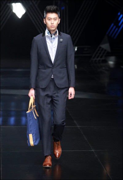 中国国际时装周:左岸•洪金山男装发布会