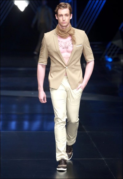 中国国际时装周:左岸•洪金山男装发布会