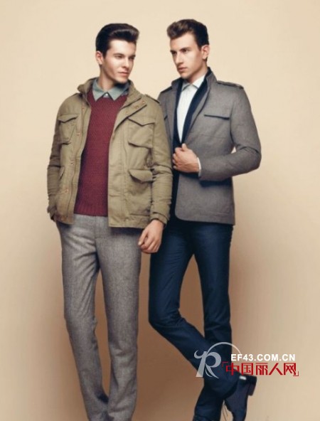 秋冬男士必备服装之一  夹克的不同搭配方式