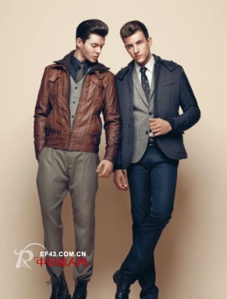 秋冬男士必备服装之一  夹克的不同搭配方式