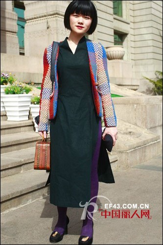 聚焦中国国际时装周 各路潮人街拍汇集