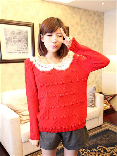 穿衣搭配的好选择——时尚毛衣告别臃肿