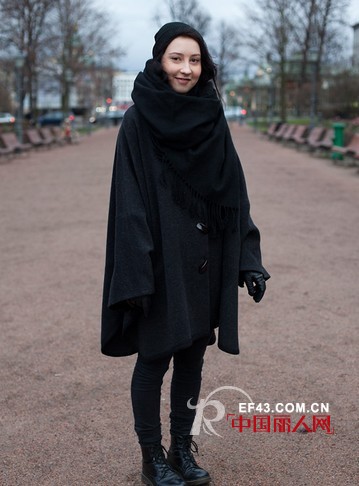 小小围巾有着大用处 和各路潮人学冬天怎么穿