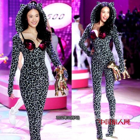 维秘大秀中国三花华丽绽放!刘雯四度进军化身土著首领