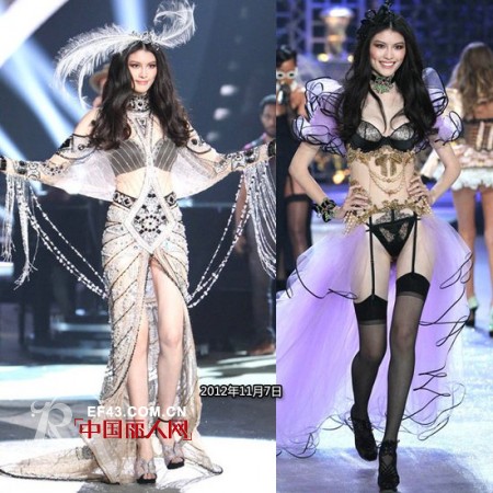 维秘大秀中国三花华丽绽放!刘雯四度进军化身土著首领