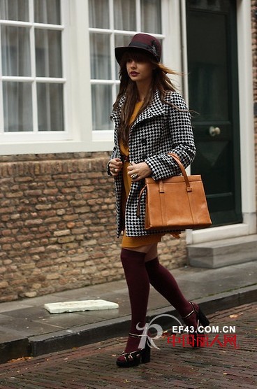 跟欧美街头潮妞学习冬季美丽不冻人的潮搭法则