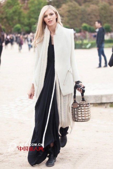 长裙冬季大展身手 “小材大用”现优雅