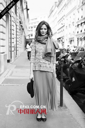 长裙冬季大展身手 “小材大用”现优雅