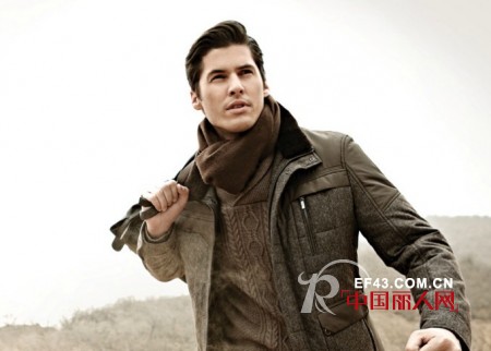 劲霸男装 2012冬季新款夹克造就经典