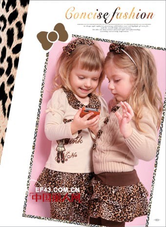 粉红娜娜童装 可爱小公主俏皮过秋冬