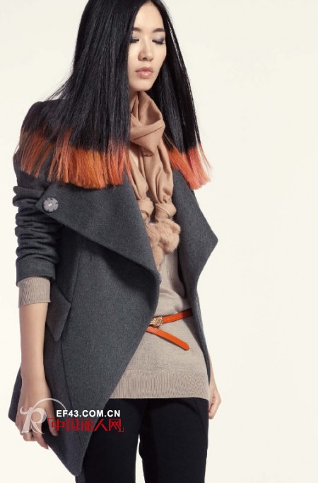 缇蕾娜女装2012秋冬  营造出现代都市的摩登气质