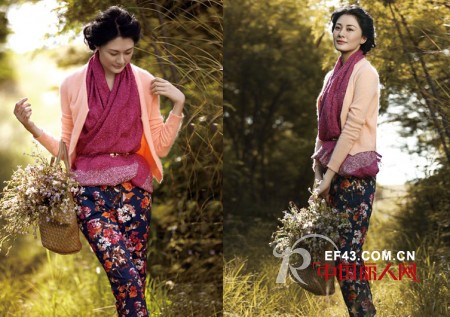 易菲YIFINI 女装  静静享受盛开的美好和生命的感动