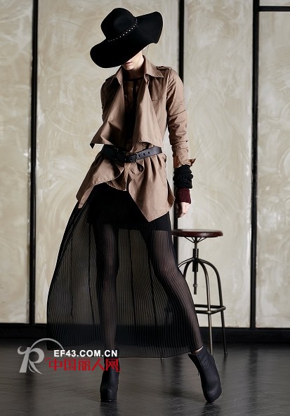 THAT’S ALL透视黑纱裙装 时尚混搭打破冬季沉闷