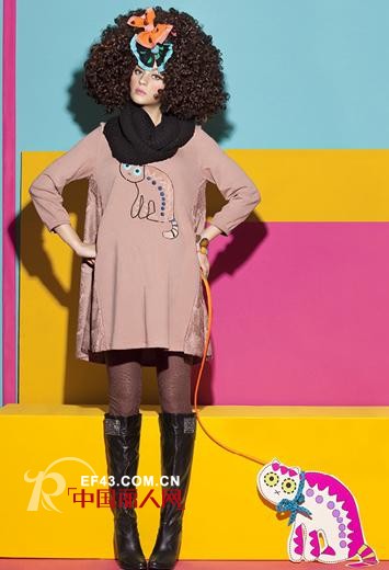 HUIBAO可爱风格孕妇装 做个童心准妈咪