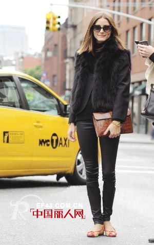 冬季街头皮草灵动闪耀 气质彰显尽拥奢华