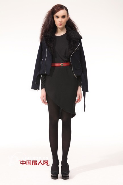 K facto 2y 酷感帅气冬季女装 穿出机车摇滚朋克范儿