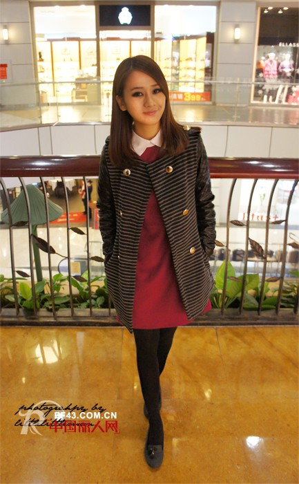 连衣裙+外套,留住秋天也要HOLD住温度