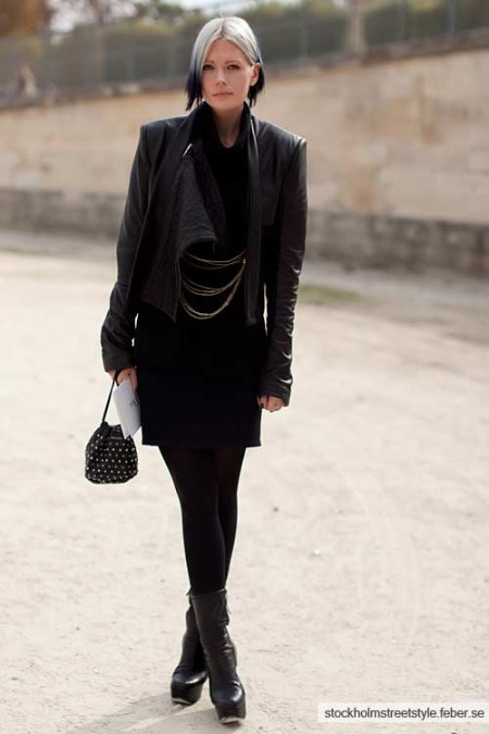 神秘黑色经典永不灭 心机显瘦穿出潮流感