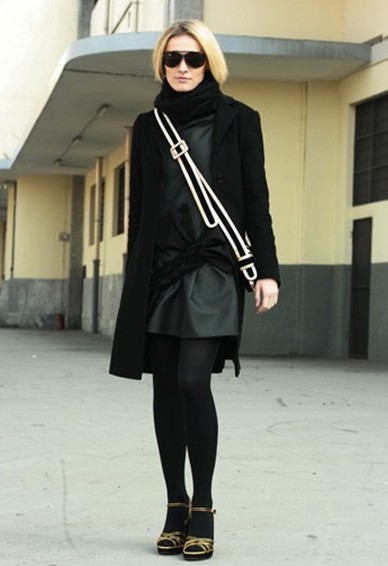 神秘黑色经典永不灭 心机显瘦穿出潮流感