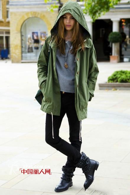 街拍达人教你玩转个大单品 最酷中性风成就强大气场