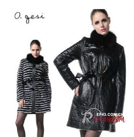 O.gesi讴格诗奢华皮草品牌  谱写属于永恒的时尚魅力