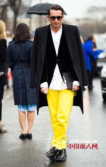 魅力型男穿“色”出街 高调型格惹眼No.1